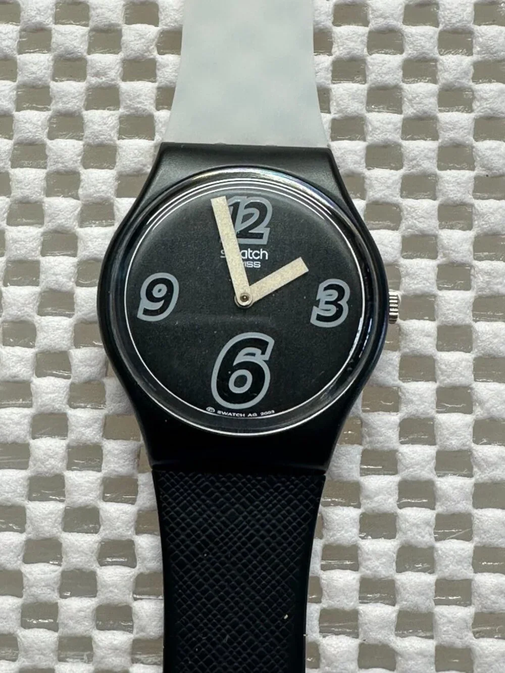 Swatch Watch Burn Inside GB219 Vintage 2003